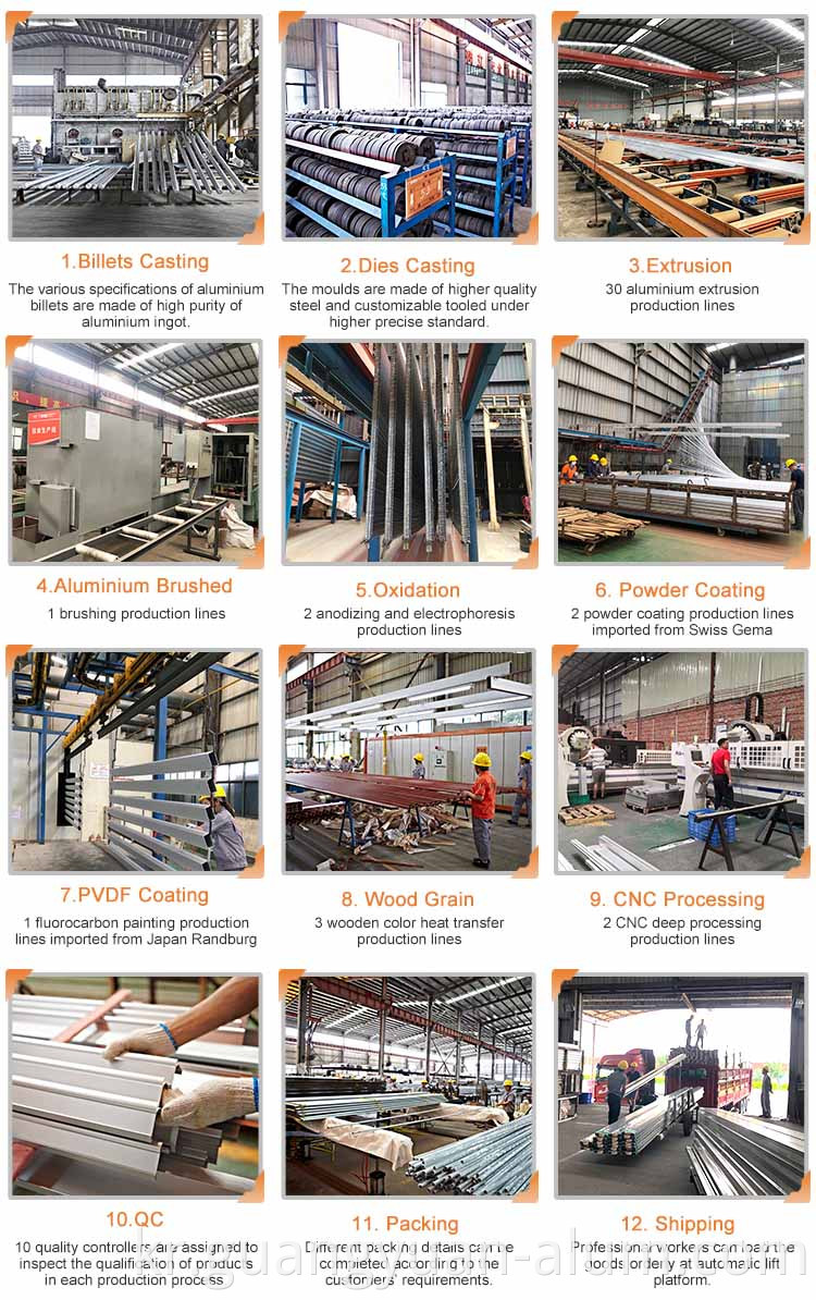 Guangyuan Aluminum Co., Ltd Aluminium Handrails for Stairs Aluminium Handrail Systems Stair Aluminum Railing
